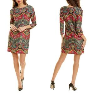 Jude Connally Sabine Dress in Medina Paisley Print.    22